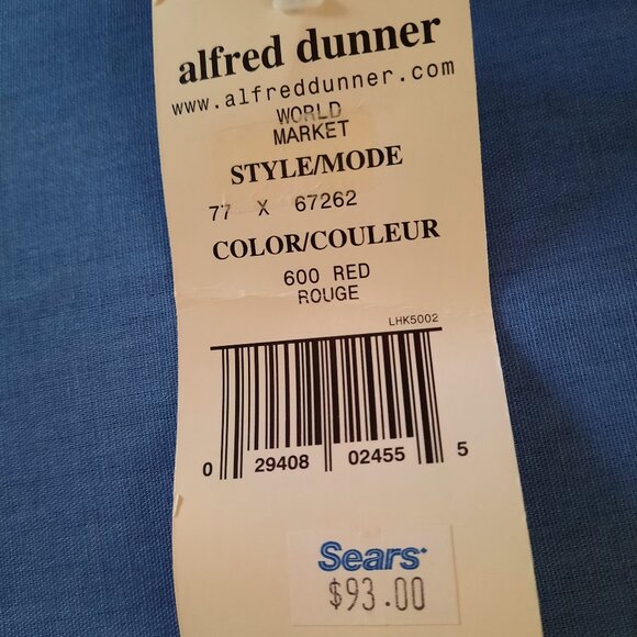 NWT Alfred Dunner Dark Red Embroidered Sequins Beaded Sweater - Picture 7 of 7